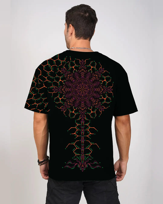 Ultra Tribe DNA UV Reactive Oversized T-Shirt
