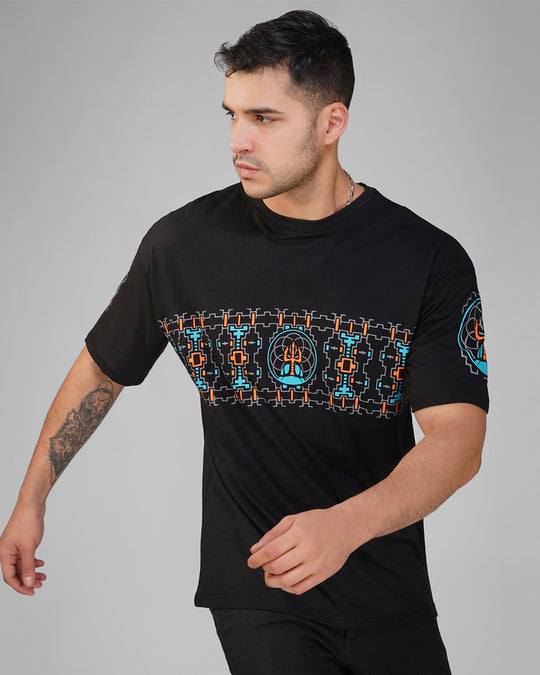 Ultra Tribe Shamanic UV Reactive Oversized T-Shirts