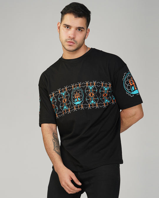 Ultra Tribe Shamanic UV Reactive Oversized T-Shirts